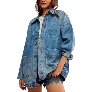 NWT- We The Free Avery Denim Women's Jacket- SM